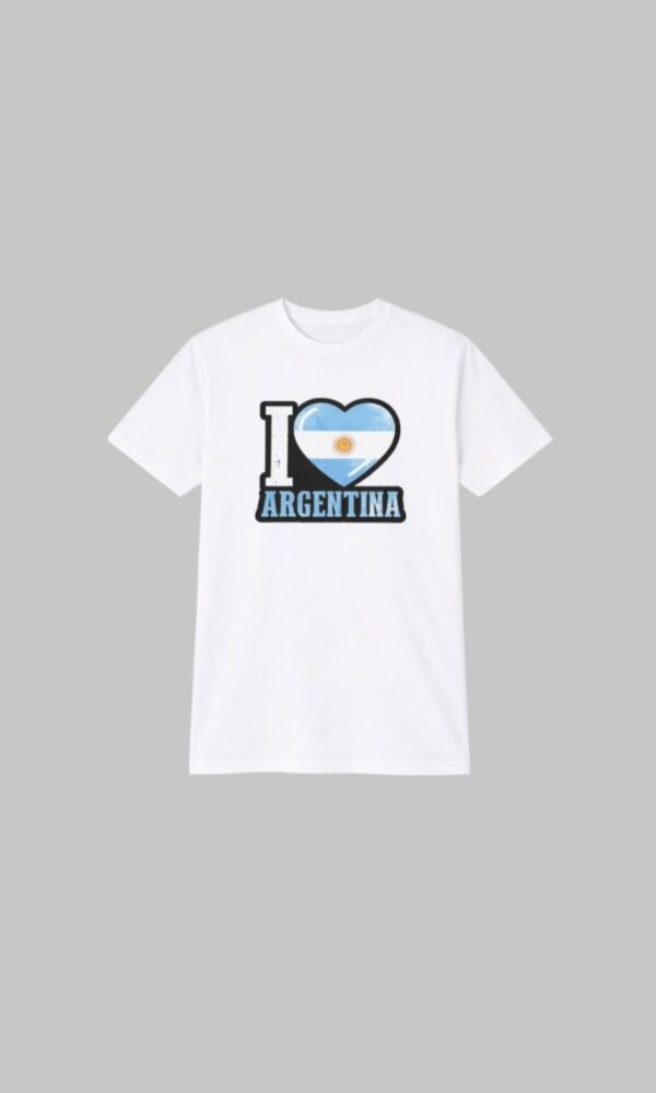 Remera I Love argentina