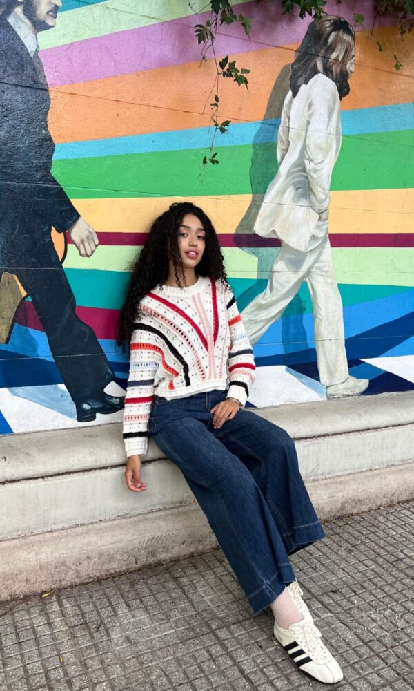 Alternative view of Sweater Broken smoke