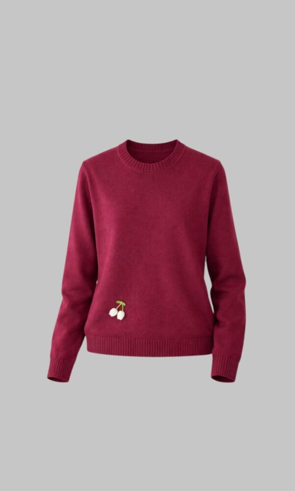 Sweater white Tulipan