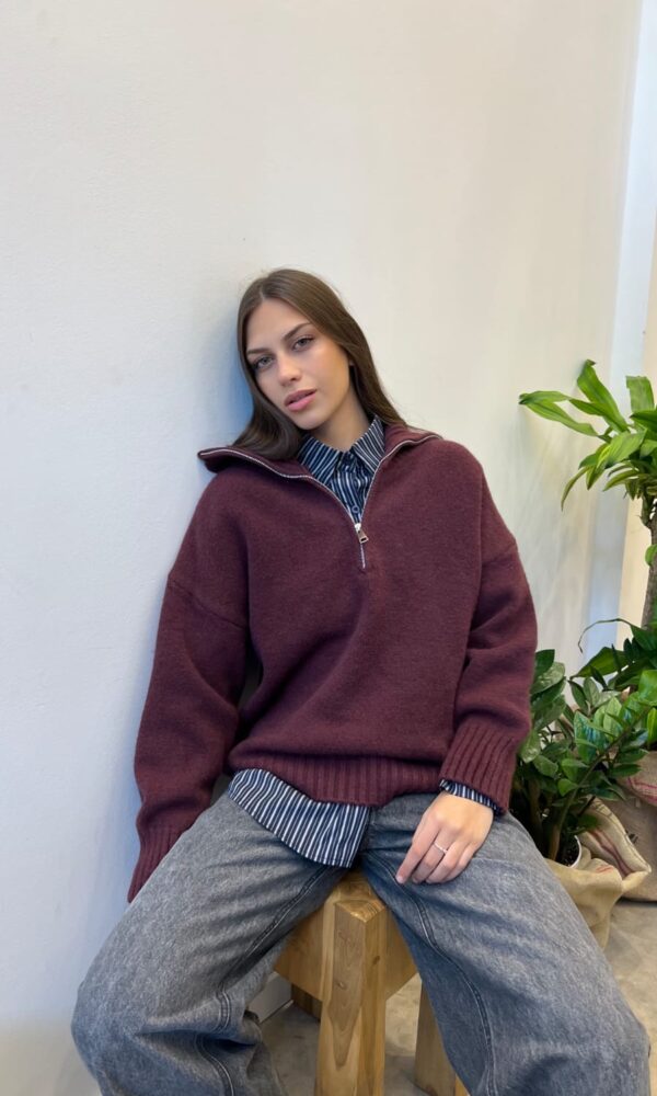 Alternative view of Sweater Blueberry
