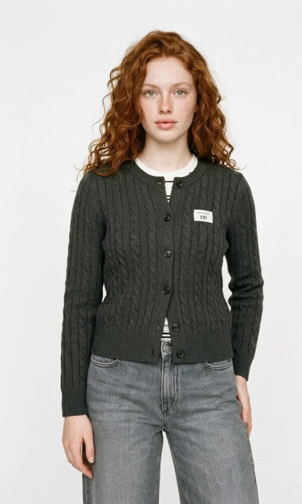 Alternative view of cardigan cherry baby