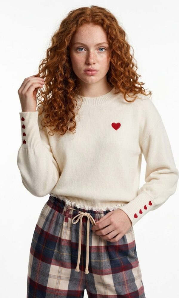 Alternative view of Sweater Corazon cute