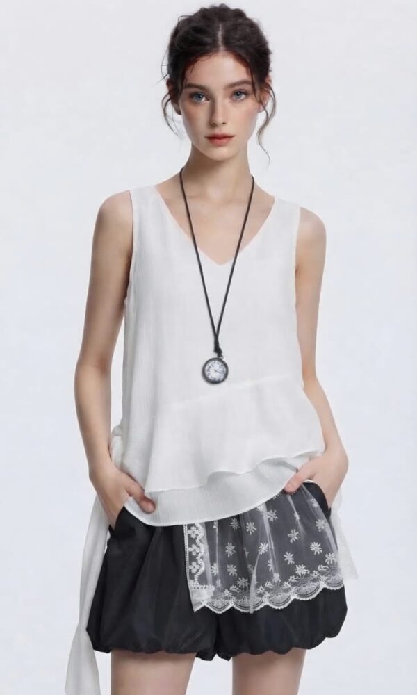 Top Alice con Reloj